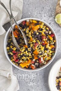 Corn and Black Bean Salad - Set 3