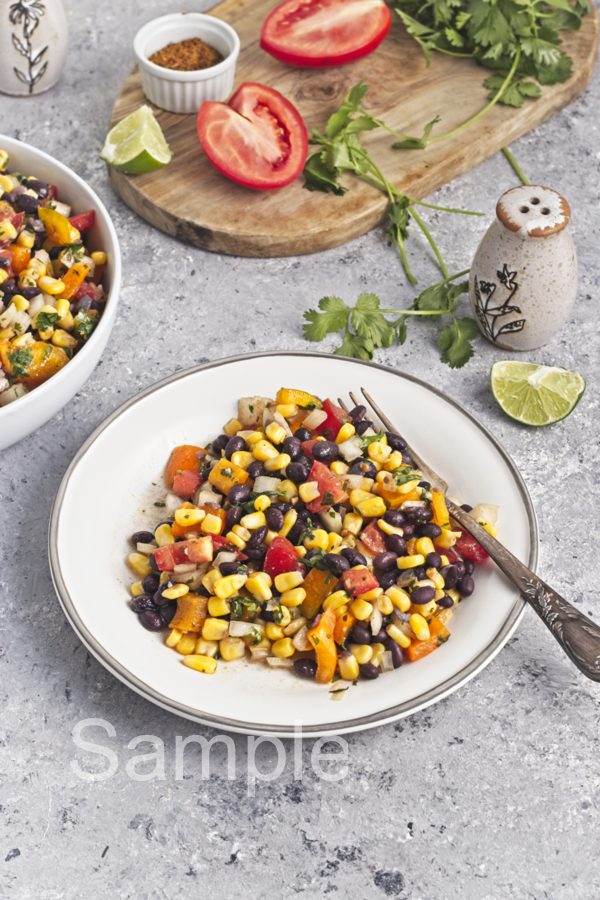 Corn and Black Bean Salad - Set 3