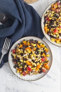 Corn and Black Bean Salad - Set 4