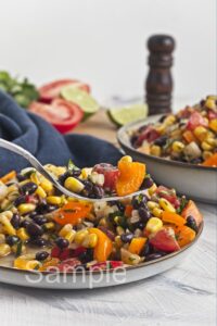 Corn and Black Bean Salad - Set 4