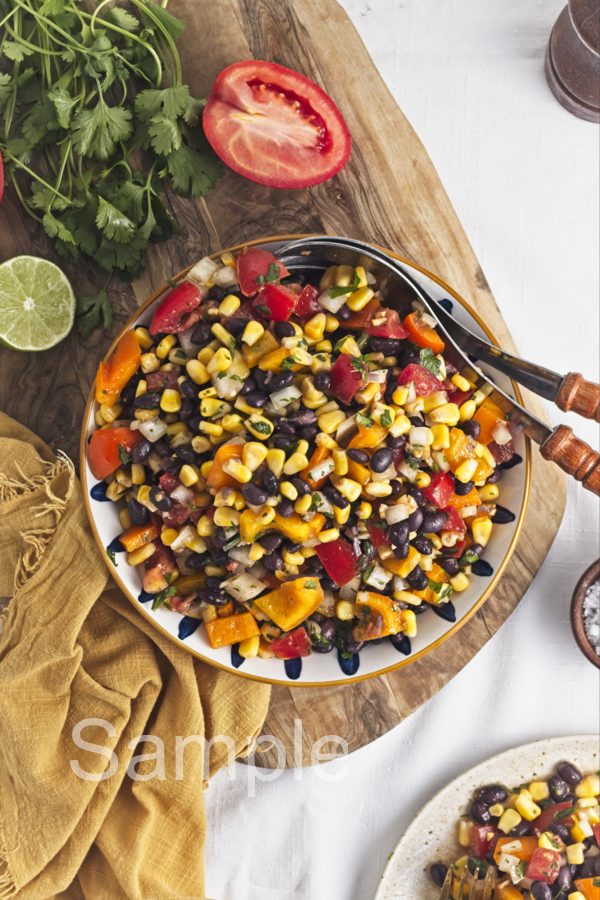 Corn and Black Bean Salad - Set 5