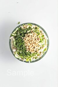 Crunchy Chicken Ramen Salad - Set 2