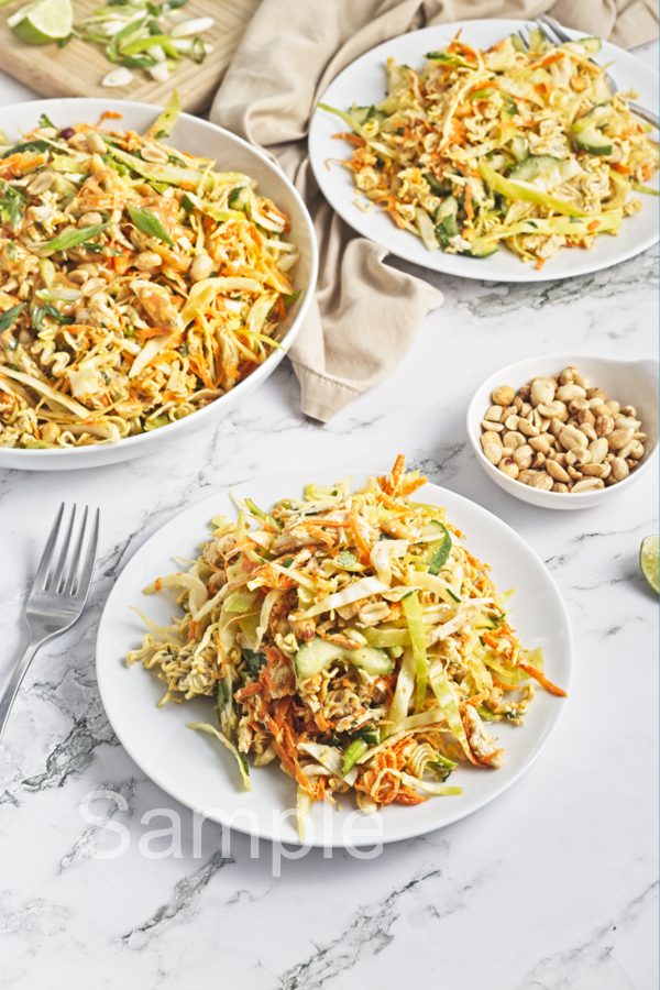 Crunchy Chicken Ramen Salad - Set 2