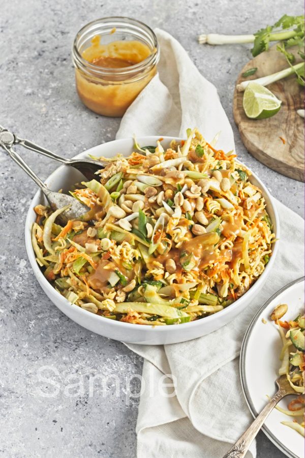 Crunchy Chicken Ramen Salad - Set 3