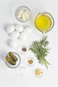 Dill Pickle Deviled Eggs - Set 5