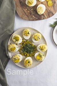 Dill Pickle Deviled Eggs - Set 5