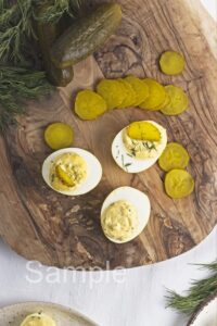 Dill Pickle Deviled Eggs - Set 5