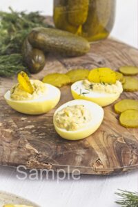 Dill Pickle Deviled Eggs - Set 5
