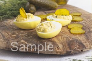 Dill Pickle Deviled Eggs - Set 5
