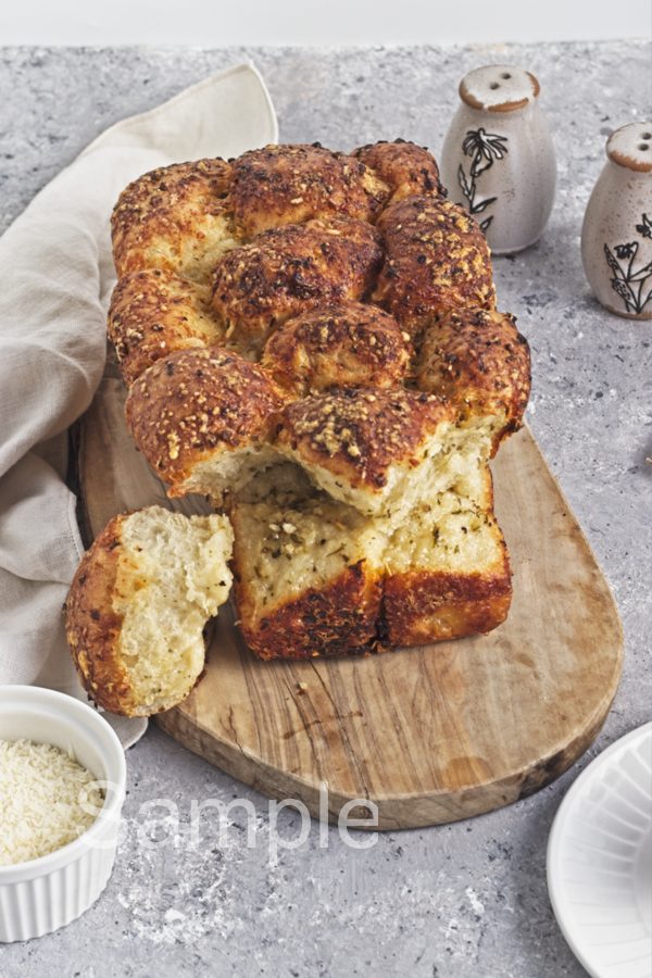 Garlic Pull Apart Bread - Set 4