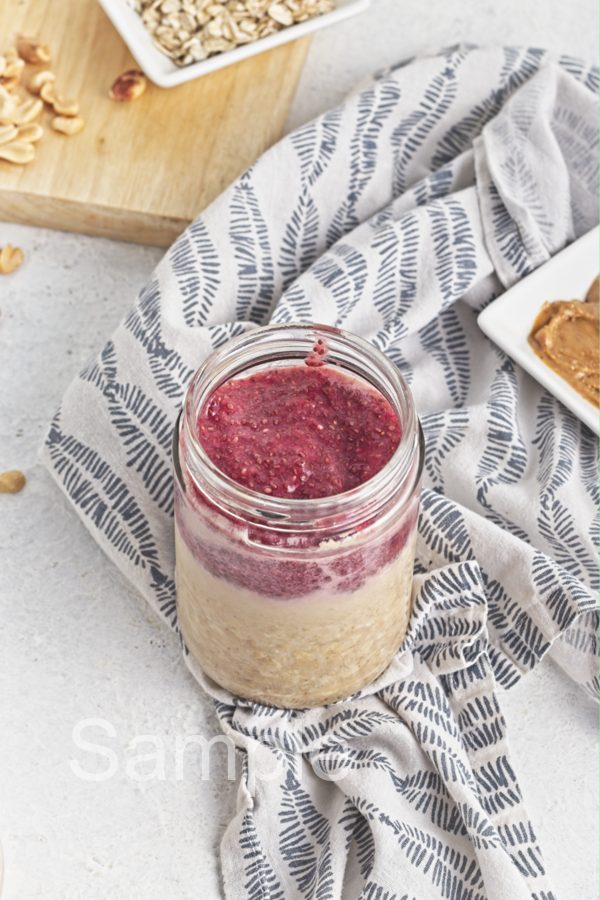 PB and Jam Overnight Oats - Set 1