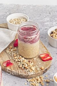 PB and Jam Overnight Oats - Set 4