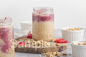 PB and Jam Overnight Oats - Set 4