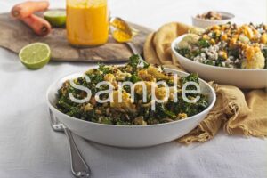 Roasted Cauliflower Barley Salad with Carrot Dressing - Set 1