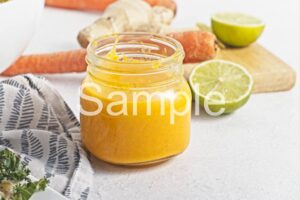 Roasted Cauliflower Barley Salad with Carrot Dressing - Set 4