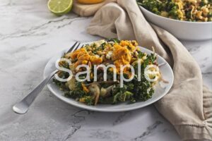 Roasted Cauliflower Barley Salad with Carrot Dressing - Set 5