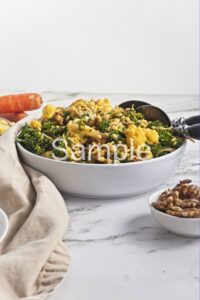 Roasted Cauliflower Barley Salad with Carrot Dressing - Set 5
