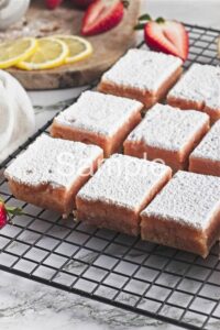Strawberry Lemon Bars PLR