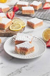 Strawberry Lemon Bars PLR