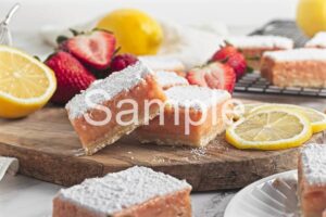 Strawberry Lemon Bars PLR