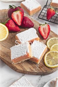 Strawberry Lemon Bars PLR
