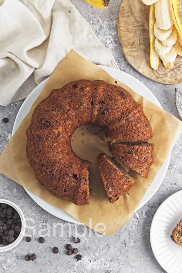 Banana Chocolate Chip Bundt - Set 2