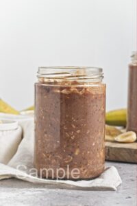 Chocolate PB Banana Overnight Oats - Set 4