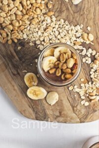 Chocolate PB Banana Overnight Oats - Set 5