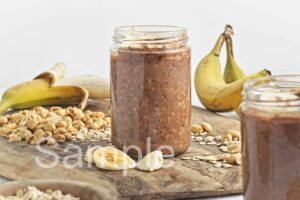 Chocolate PB Banana Overnight Oats - Set 5