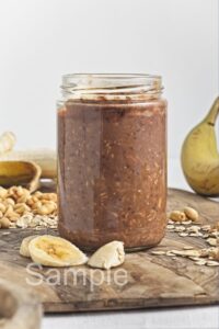 Chocolate PB Banana Overnight Oats - Set 5