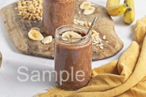 Chocolate PB Banana Overnight Oats - Set 5