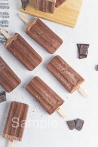Chocolate Yogurt Popsicles - Set 1