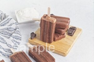 Chocolate Yogurt Popsicles - Set 1