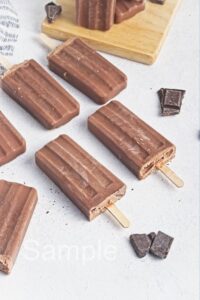 Chocolate Yogurt Popsicles - Set 1