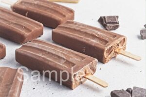 Chocolate Yogurt Popsicles - Set 1