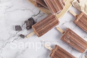 Chocolate Yogurt Popsicles - Set 2