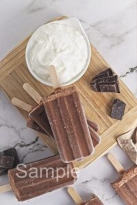 Chocolate Yogurt Popsicles - Set 2