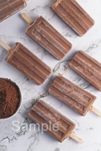Chocolate Yogurt Popsicles - Set 2