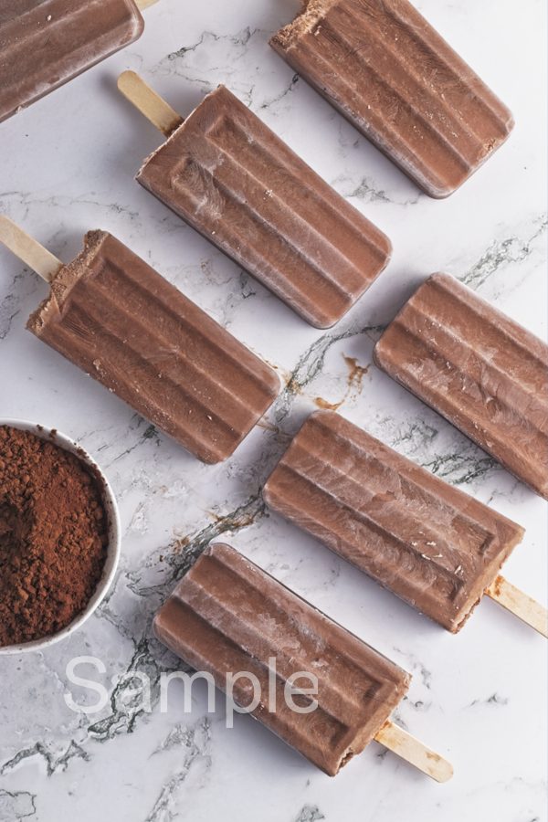 Chocolate Yogurt Popsicles - Set 2