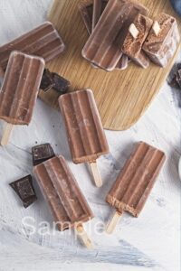 Chocolate Yogurt Popsicles - Set 3
