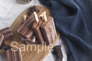 Chocolate Yogurt Popsicles - Set 3