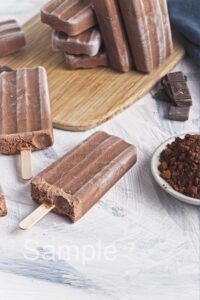 Chocolate Yogurt Popsicles - Set 3