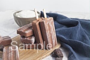 Chocolate Yogurt Popsicles - Set 3