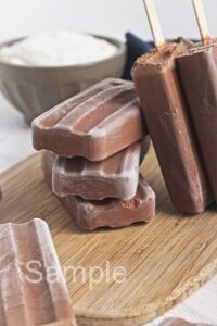 Chocolate Yogurt Popsicles - Set 3