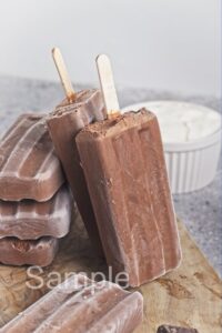 Chocolate Yogurt Popsicles - Set 4