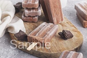 Chocolate Yogurt Popsicles - Set 4