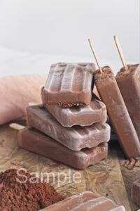 Chocolate Yogurt Popsicles - Set 5