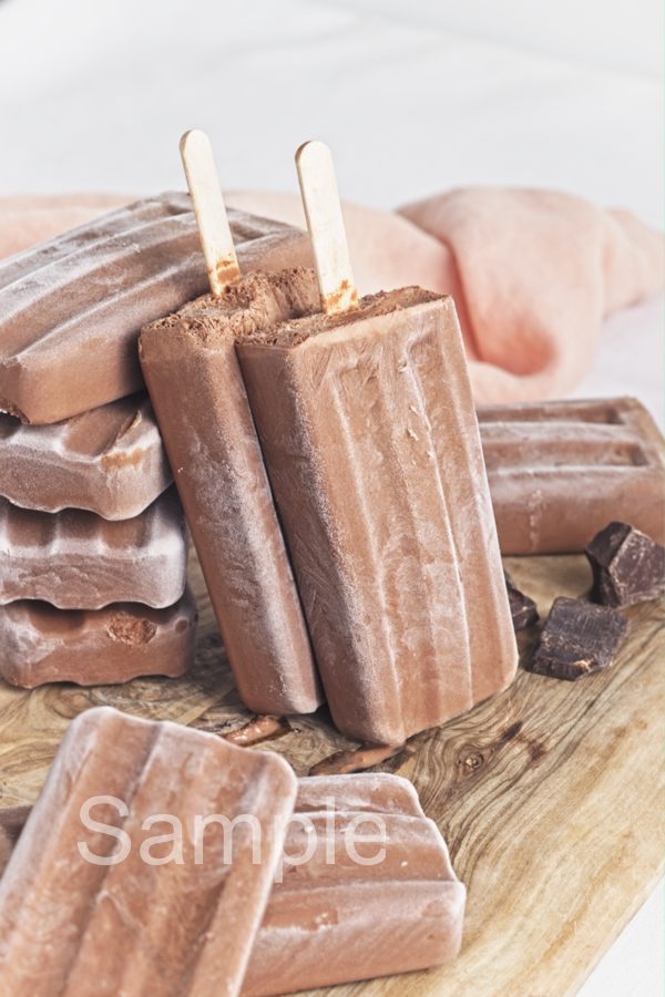 Chocolate Yogurt Popsicles - Set 5
