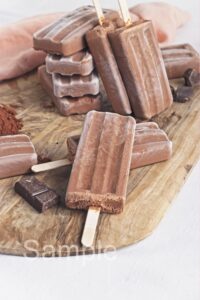 Chocolate Yogurt Popsicles - Set 5