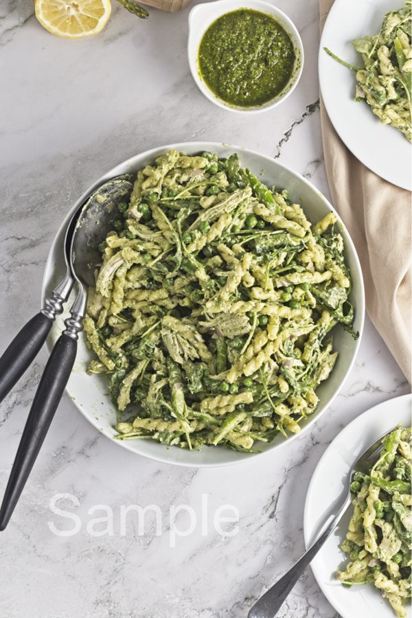 Creamy Pesto Chicken Pasta Salad - Set 2